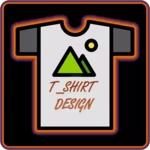 t shirt design android application logo